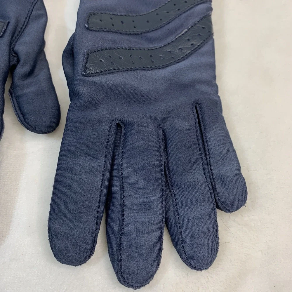 VTG‎ L'EGGS SHEER ENERGY Comfy Stretch Nylon Blue Driving Casual Gloves One Size